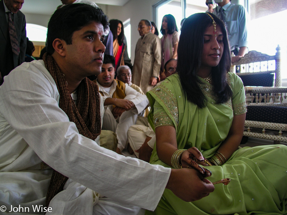 Gujarati friends at an engagement in Phoenix, Arizona