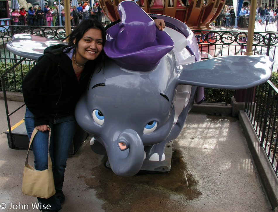 Rinku Shah at Disneyland, California