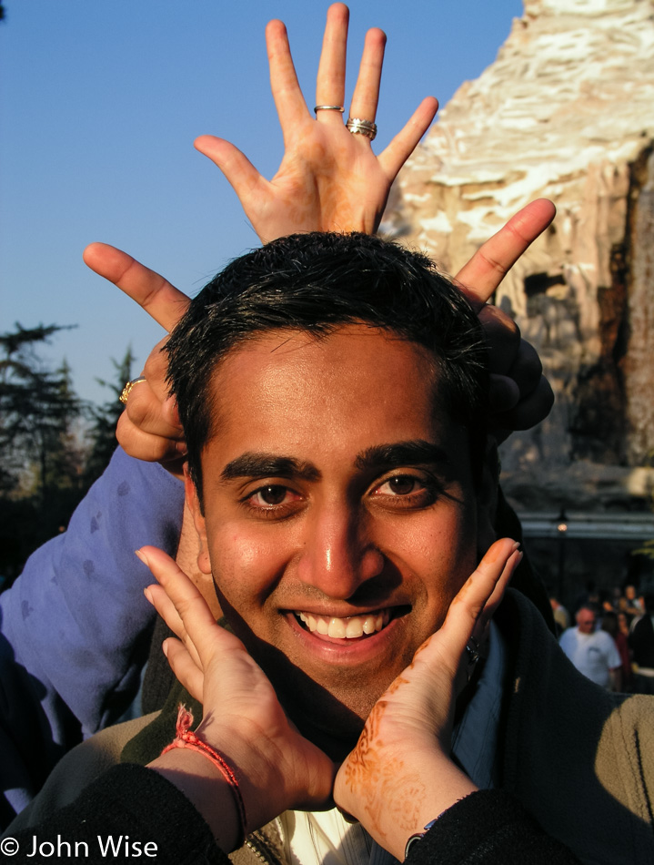 Jay Patel at Disneyland, California