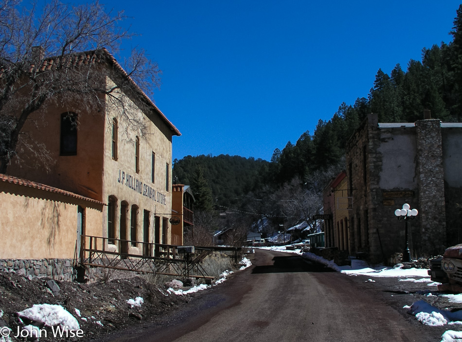 Mogollon Ghost Town in New Mexico