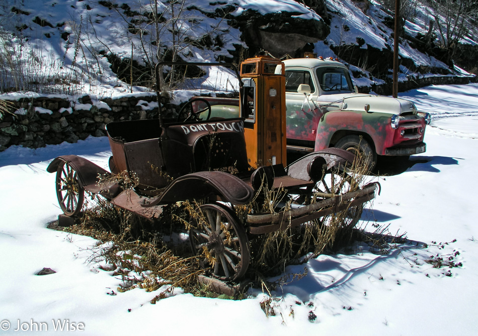 Mogollon Ghost Town in New Mexico