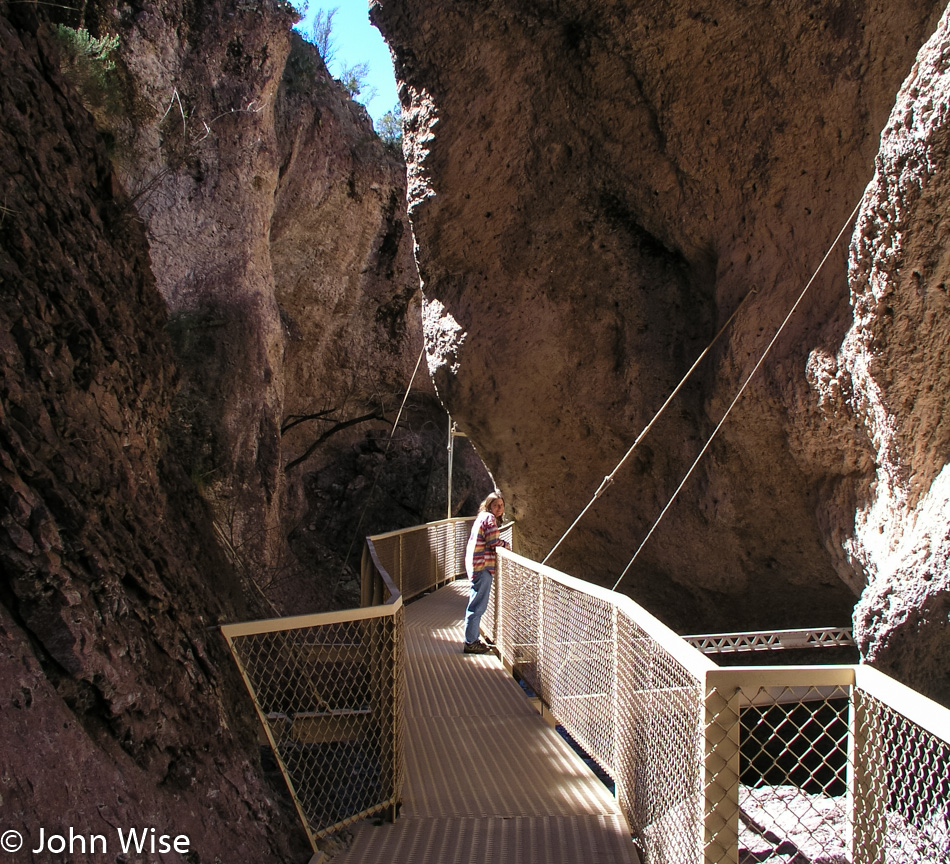 Caroline Wise at Catwalk Recreation Area near Glenwood, New Mexico