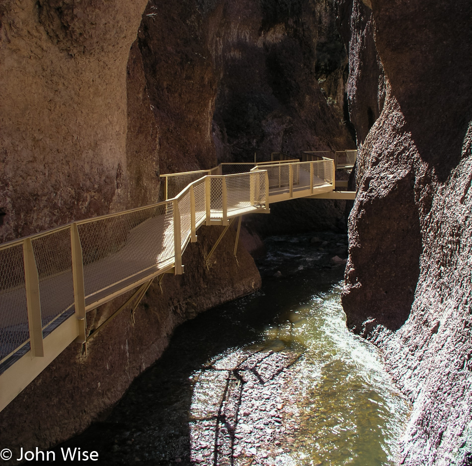 Catwalk Recreation Area near Glenwood, New Mexico