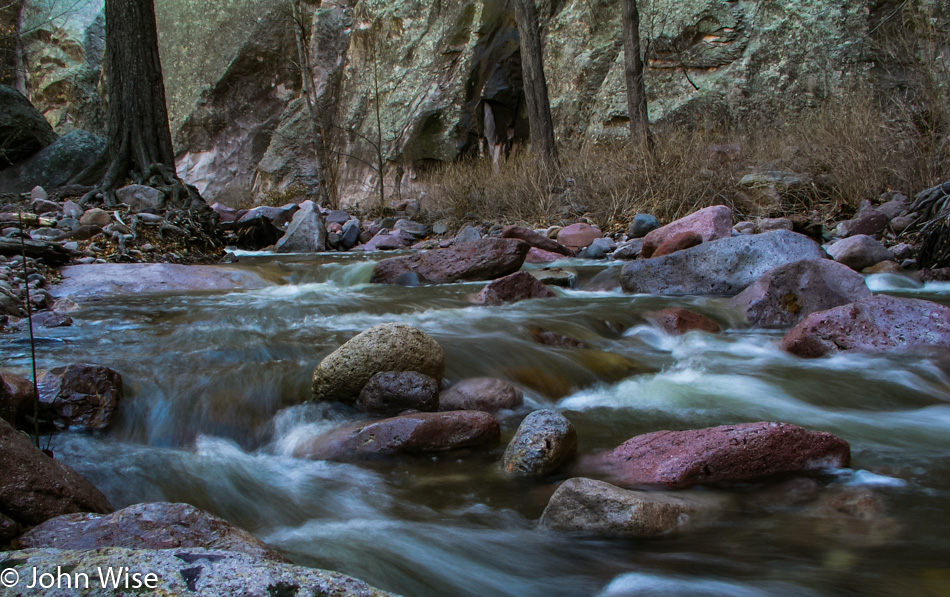 Whitewater Creek at Catwalk Recreation Area near Glenwood, New Mexico