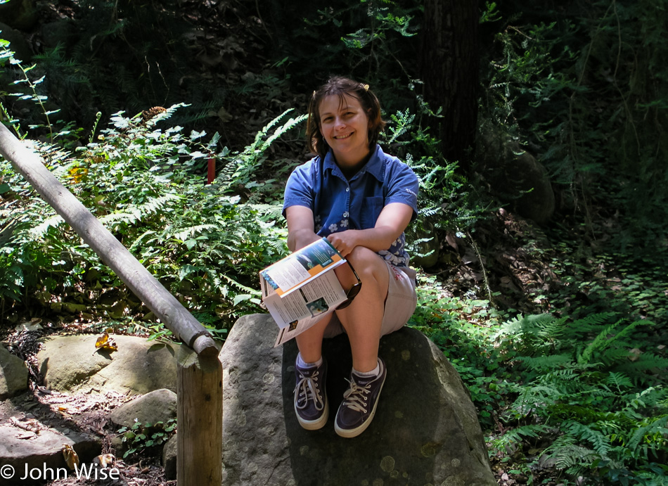 Caroline Wise at Santa Barbara Botanic Garden in California