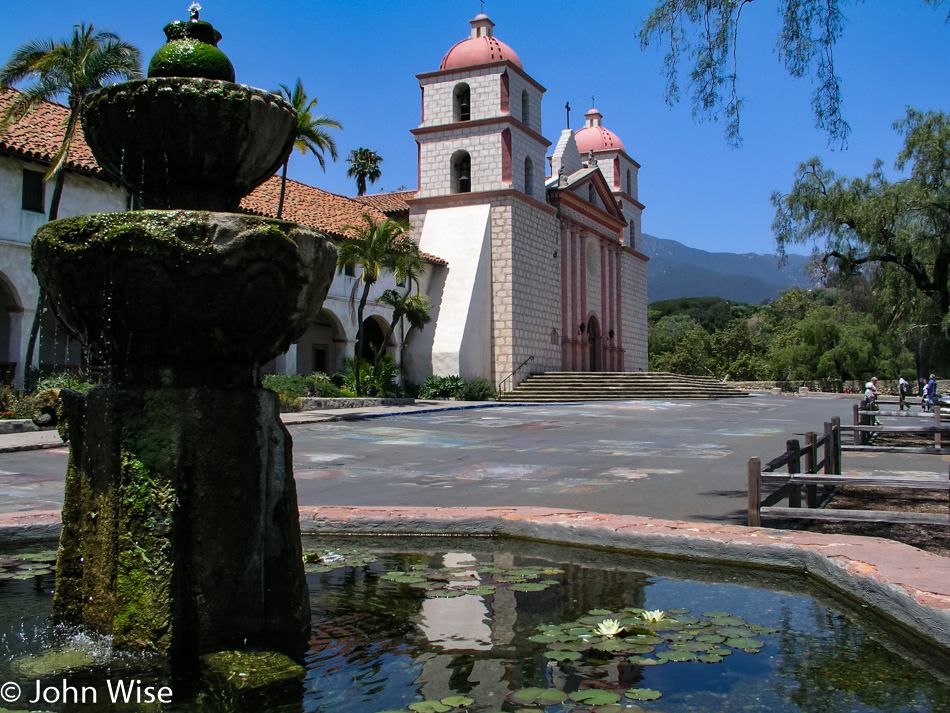 Mission Santa Barbara in California