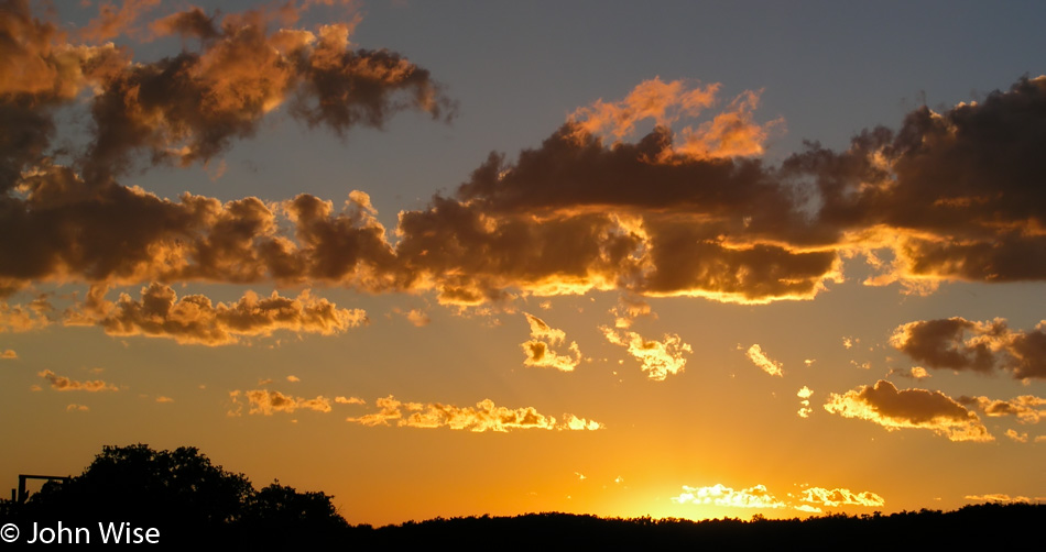 Somewhere near Gunnison, Colorado at Sunset