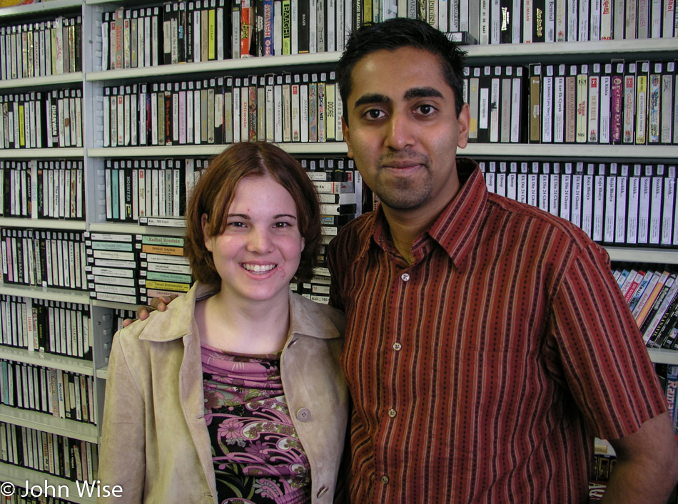 Jessica Wise and Jay Patel at Indo Euro Foods in Phoenix, Arizona
