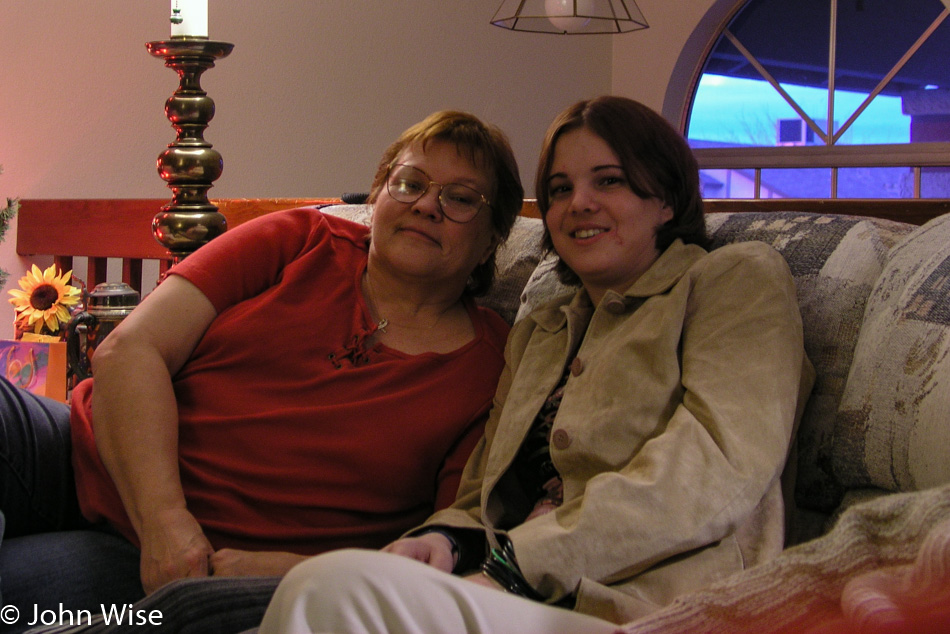 Karen Goff (formerly Kurchoff) and Jessica Wise in Phoenix, Arizona