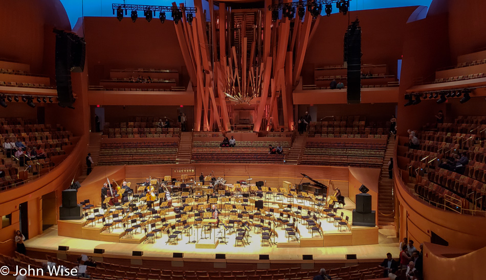 Walt Disney Concert Hall in Los Angeles, California