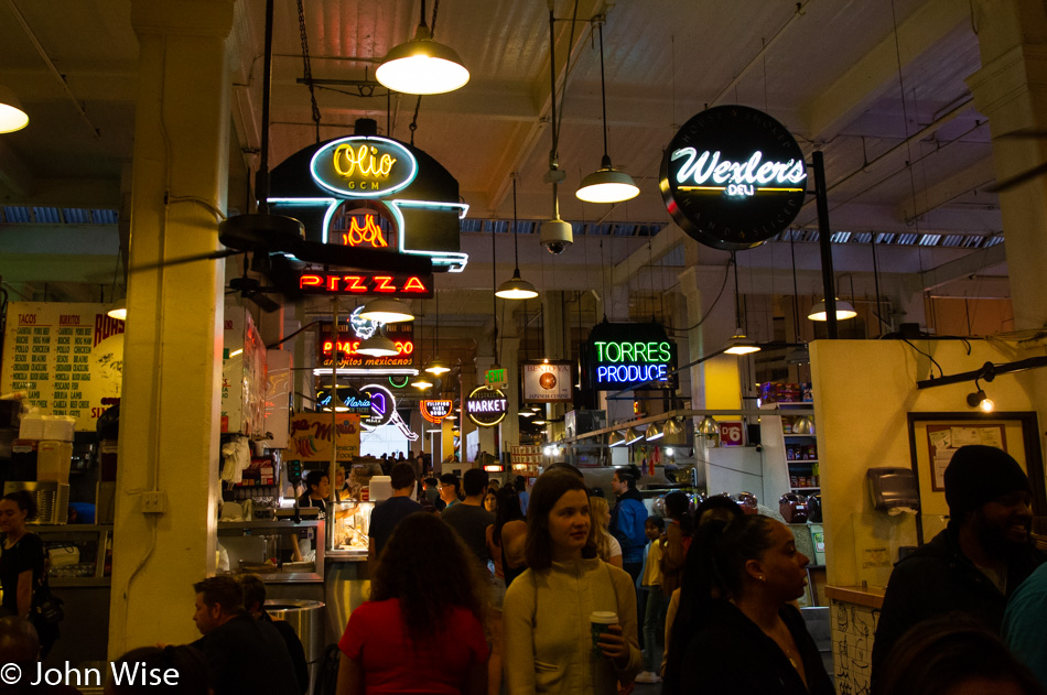 Grand Central Market in Los Angeles, California