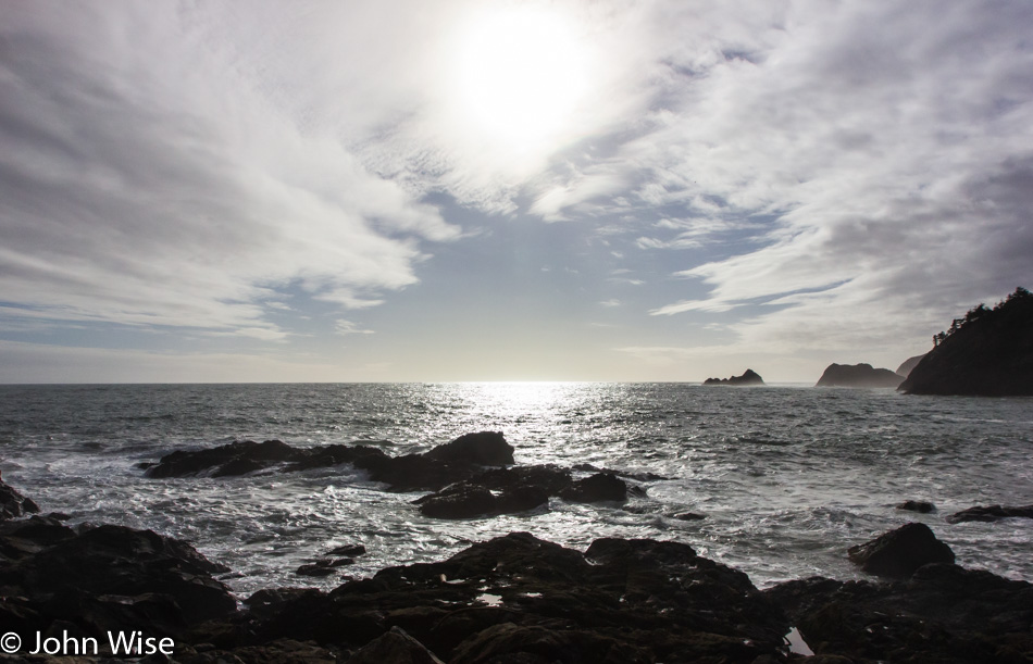 From the dock at Port Orford, Oregon