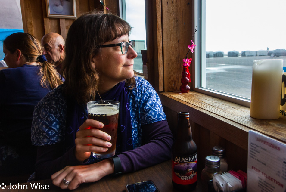 Caroline Wise at Griff's On The Dock in Port Orford, Oregon