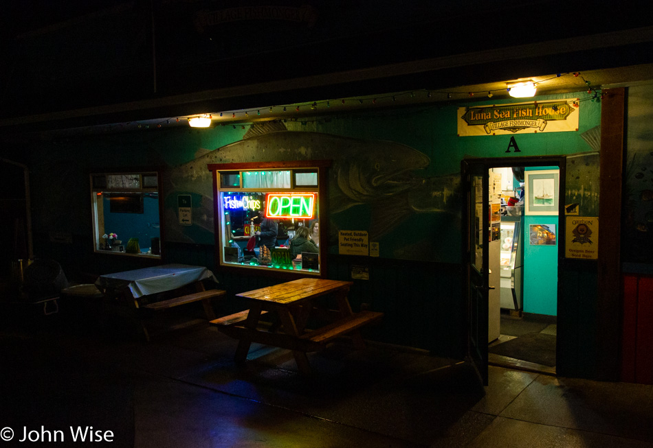 Luna Sea Fish House in Yachats, Oregon