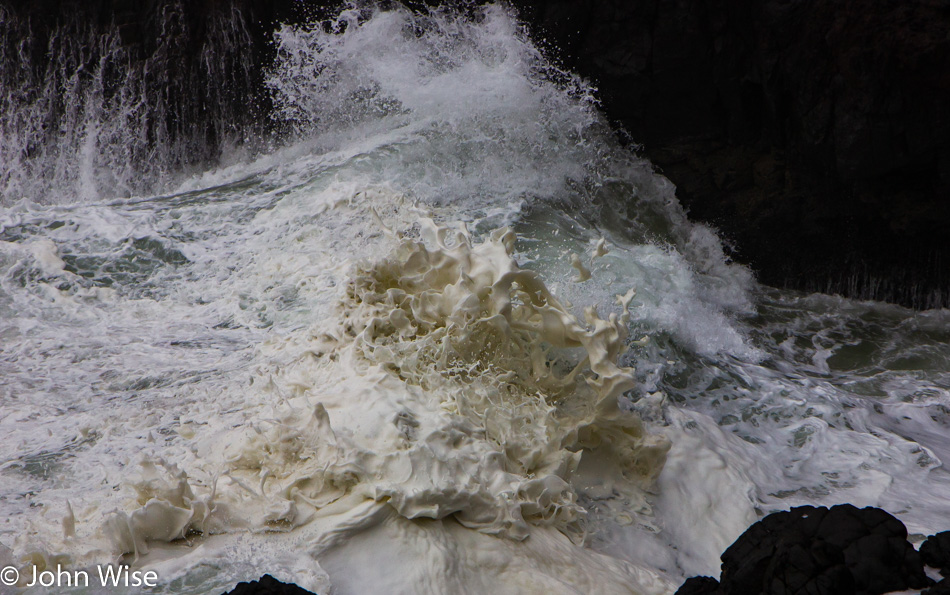 Devils Churn south of Yachats, Oregon