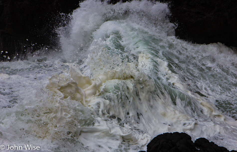 Devils Churn south of Yachats, Oregon