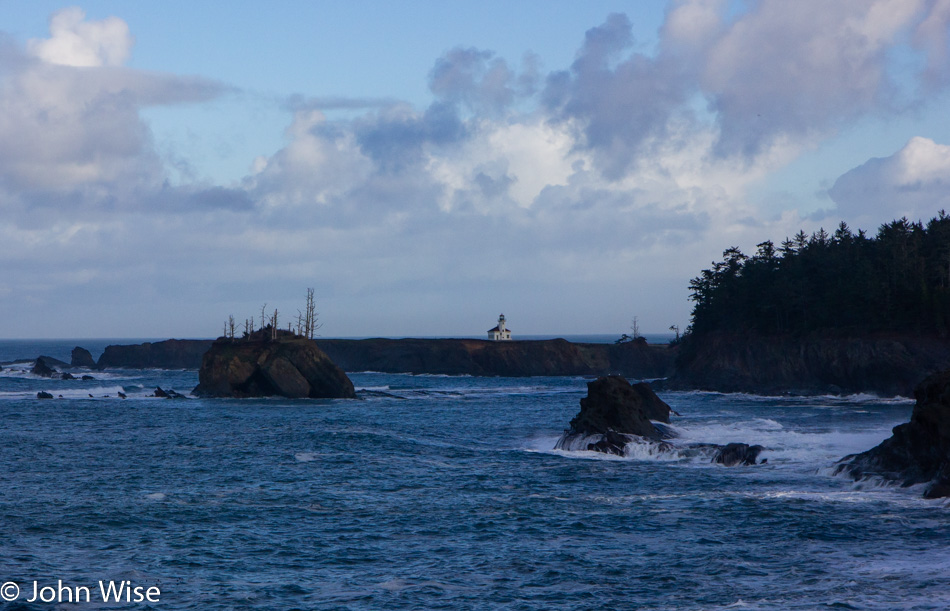 Cape Arago Lighthouse in Coos Bay, Oregon