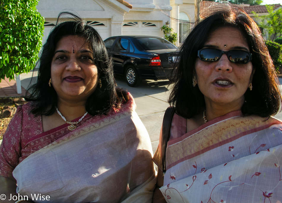 Sonal and Anju Patel at Kushbu and Saurin's Engagement in Phoenix, Arizona