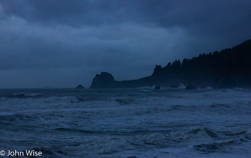 On the south Oregon coast