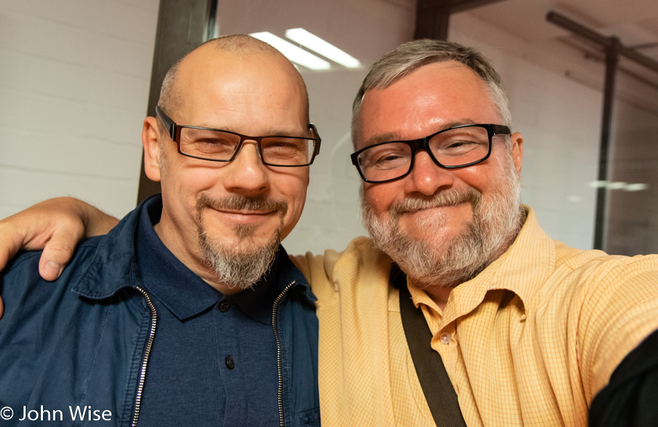 Ross Lamond and John Wise at Superbooth 2019 in Berlin, Germany