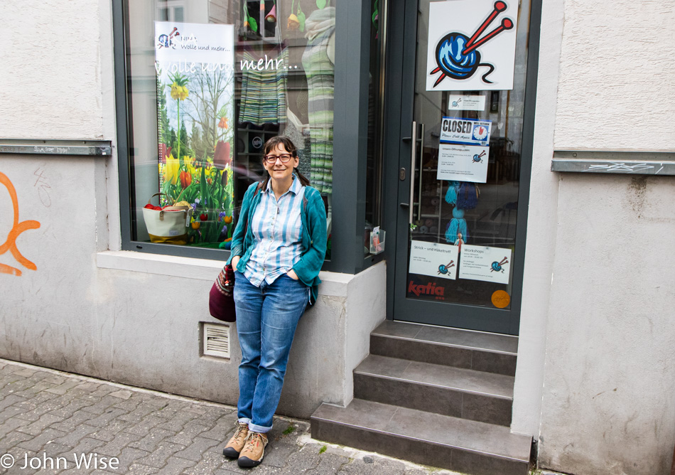 Caroline Wise in Frankfurt, Germany