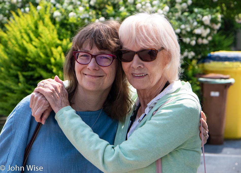 Caroline Wise and FeFe in Geisenheim, Germany