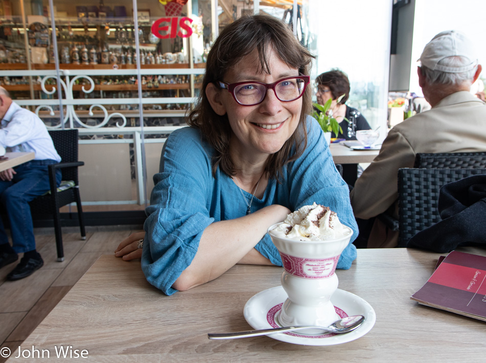 Caroline Wise in Rudesheim, Germany