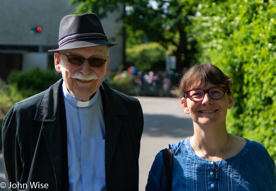 Hanns Engelhardt and Caroline Wise in Karlsruhe, Germany
