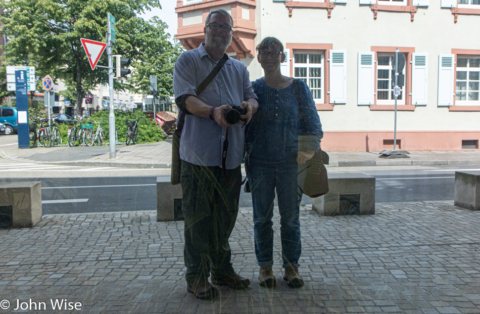 John and Caroline Wise in Karlsruhe, Germany