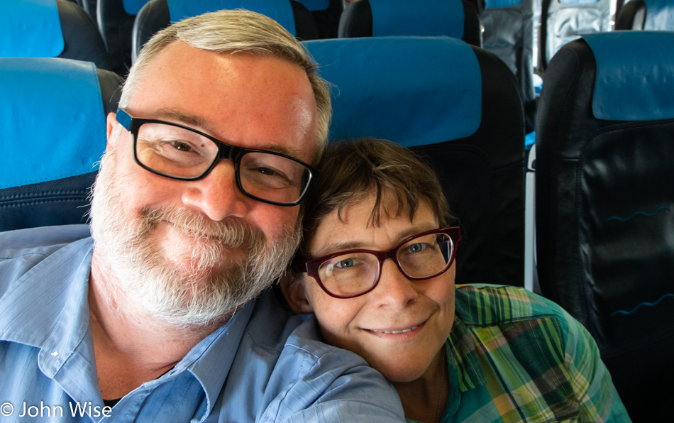 John Wise and Caroline Wise flying to Zagreb, Croatia