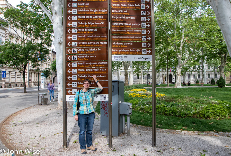 Caroline Wise in Zagreb, Croatia