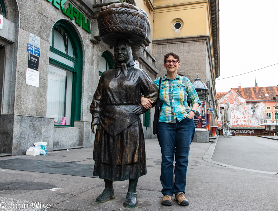 Caroline Wise in Zagreb, Croatia