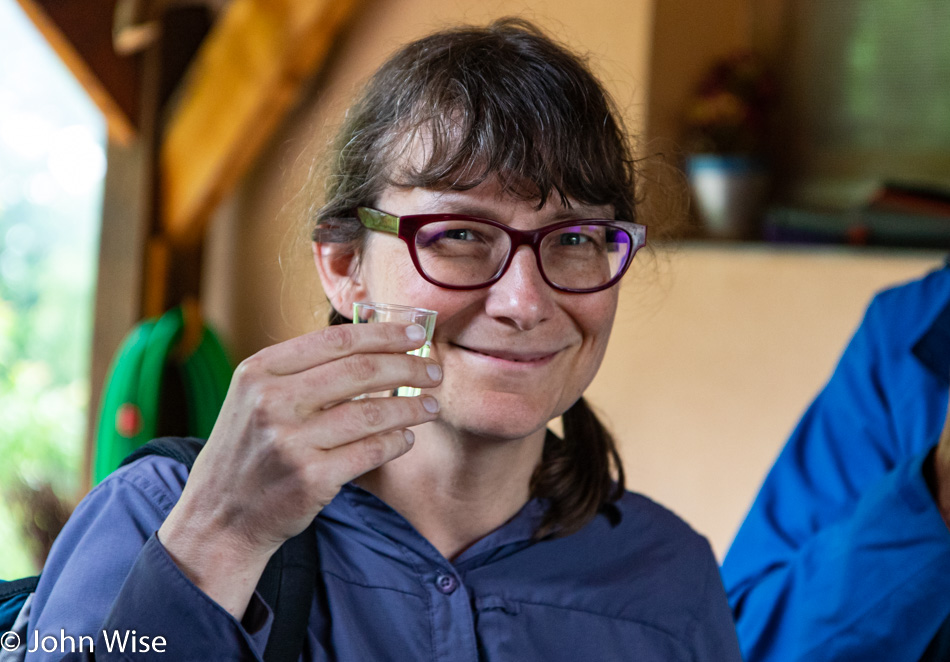 Caroline Wise at Imanje Jelaš in Slunj, Croatia