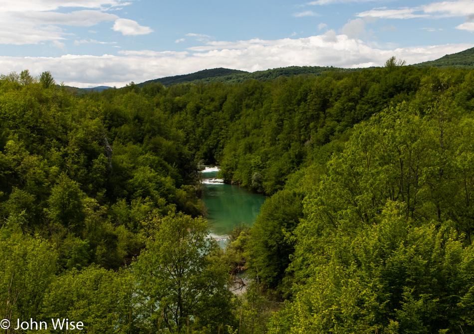 Mreznica River in Slunj, Croatia