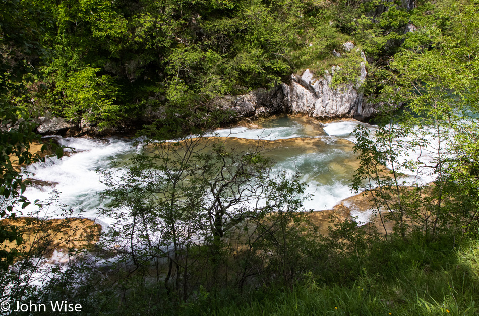 Mreznica River in Slunj, Croatia