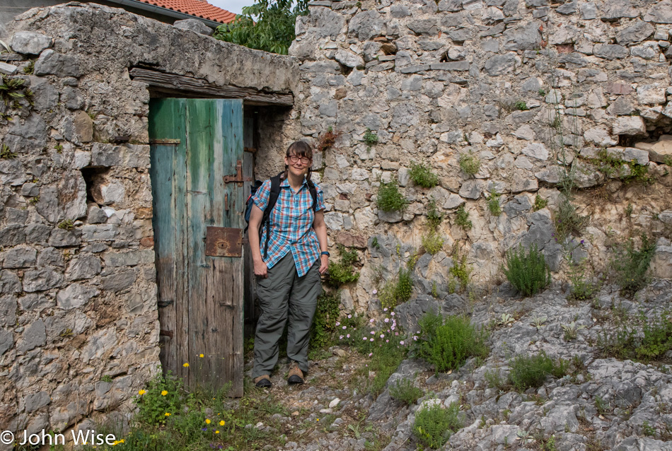 Caroline Wise in Skradin, Croatia