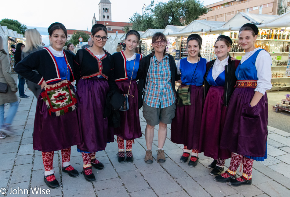 Caroline Wise in Zadar, Croatia