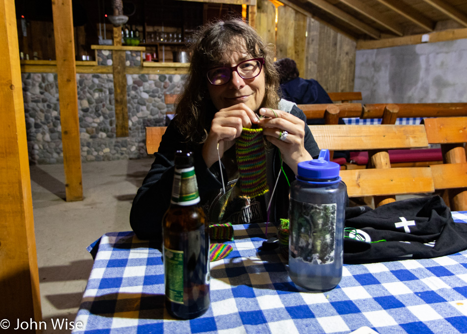 Caroline Wise at a Wild Camp on the Tara River in the Balkans
