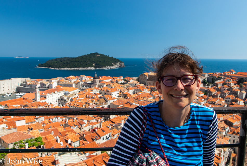 Caroline Wise in Dubrovnik, Croatia