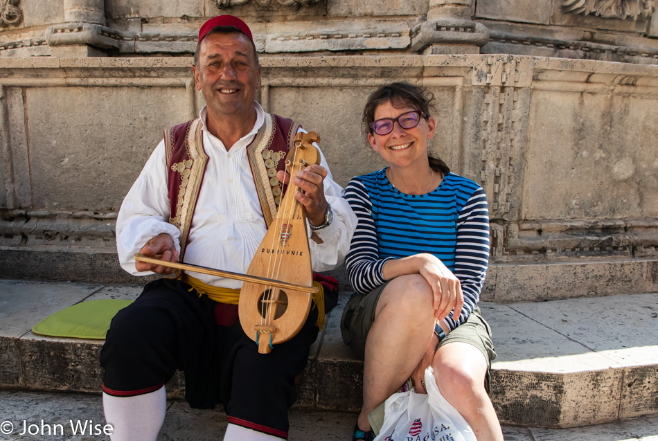 Caroline Wise in Dubrovnik, Croatia