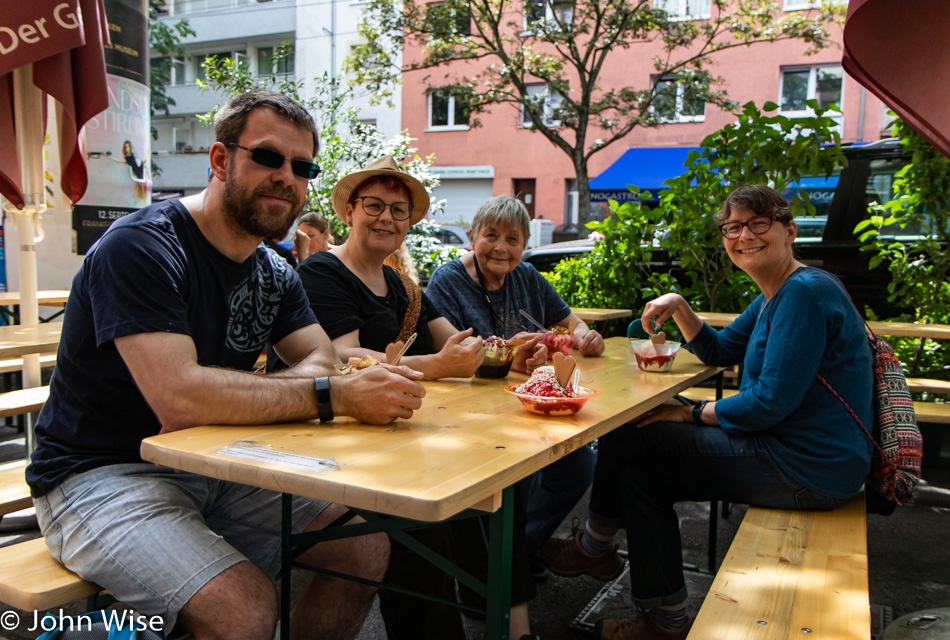 Engelhardt Family and Caroline Wise in Frankfurt, Germany