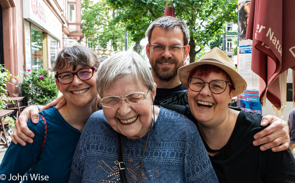 Engelhardt Family and Caroline Wise in Frankfurt, Germany