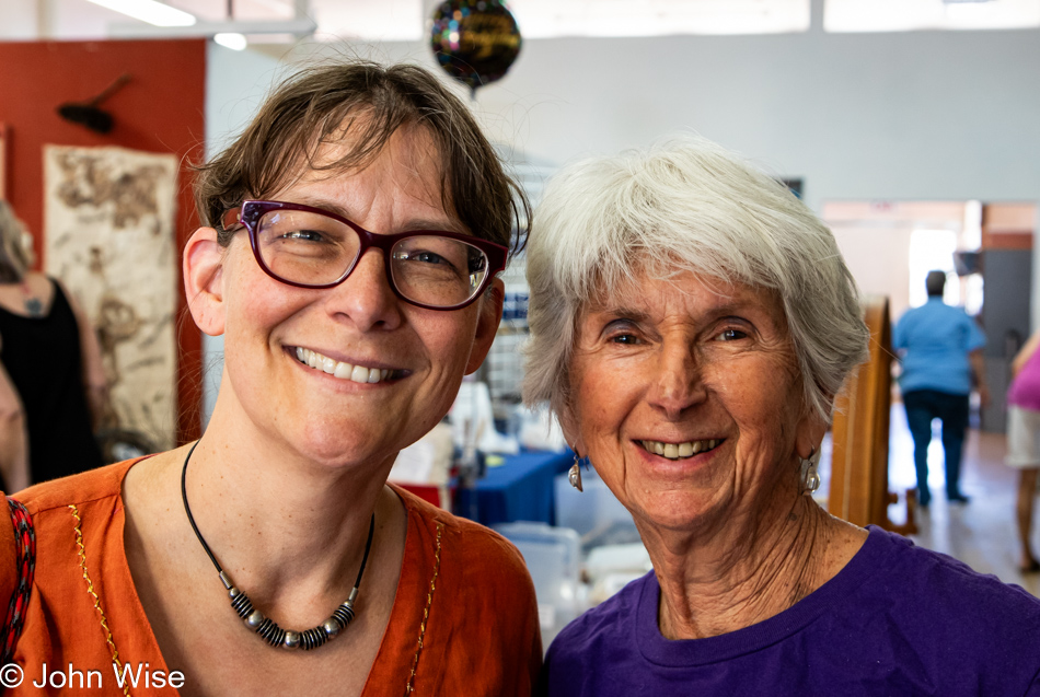 Caroline Wise and Joan Ruane in Bisbee, Arizona