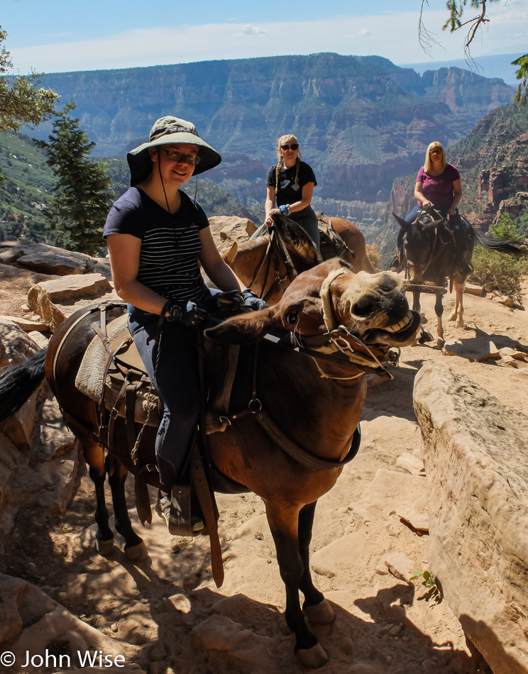 Katharina Engelhardt at the Grand Canyon National Park in Arizona