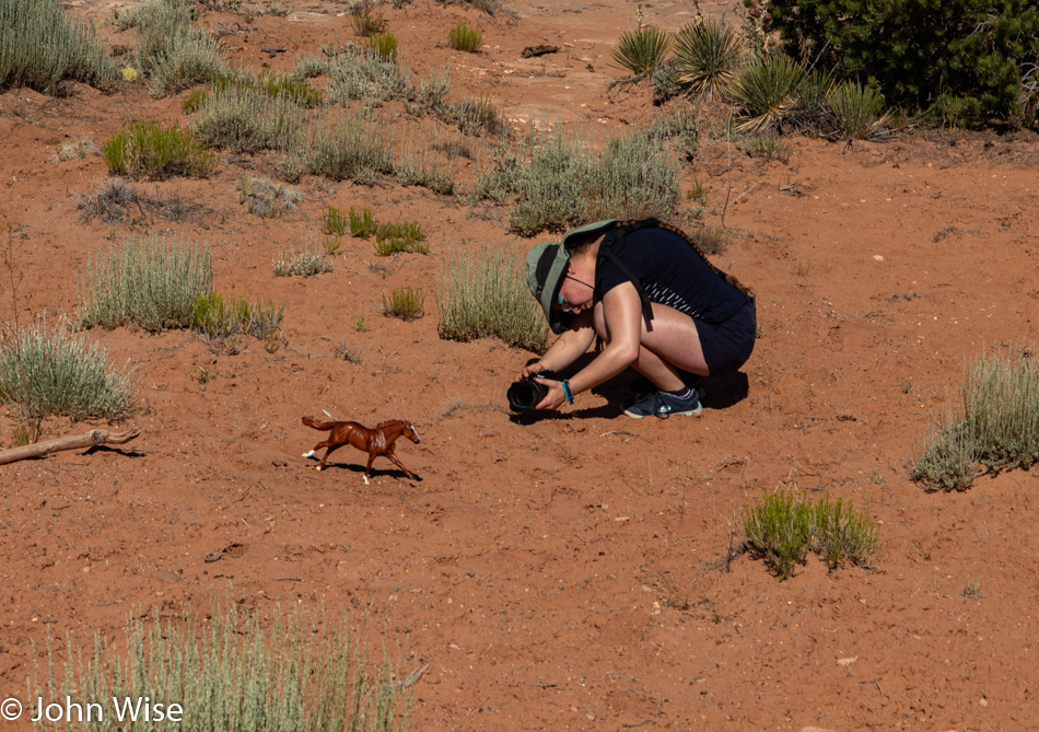 Katharina Engelhardt at Canyon De Chelly National Monument in Chinle, Arizona