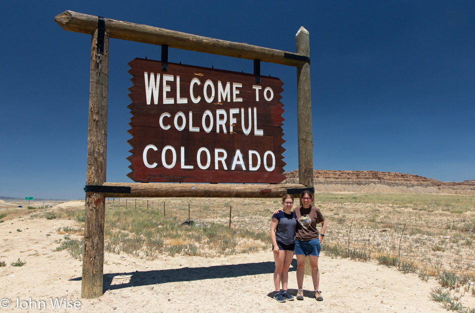 Caroline Wise and Katharina Engelhardt in Colorado