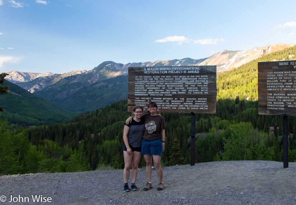 Caroline Wise and Katharina Engelhardt in Colorado