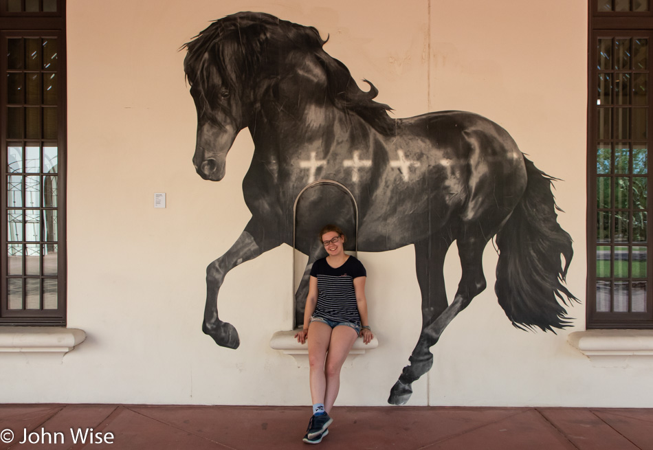 Katharina Engelhardt at the Heard Museum in Phoenix, Arizona