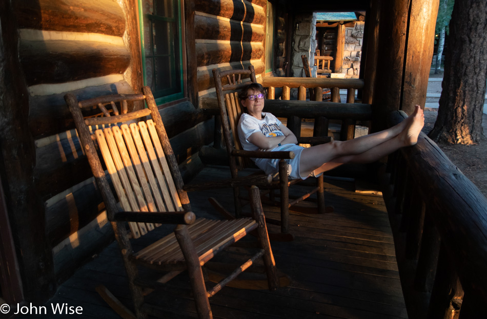 Caroline Wise at the Grand Canyon National Park in Arizona