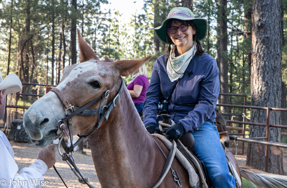 Caroline Wise at the Grand Canyon National Park in Arizona